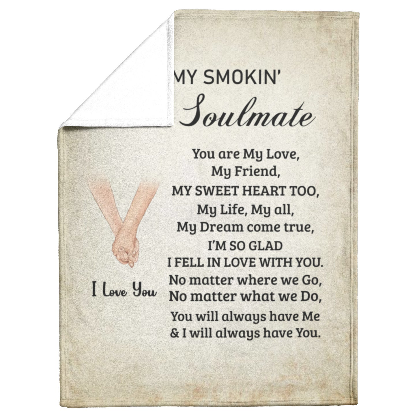To My Soulmate  | My Dream | Fleece Blanket | TL