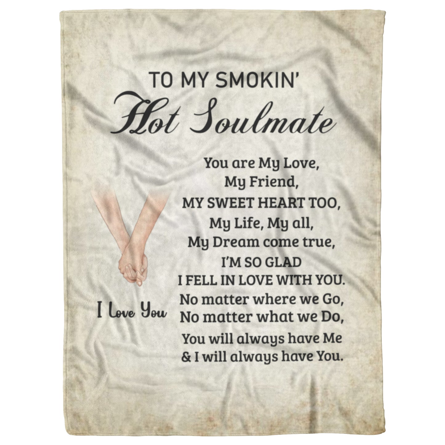 To My Soulmate  | My Dream | Fleece Blanket | TL