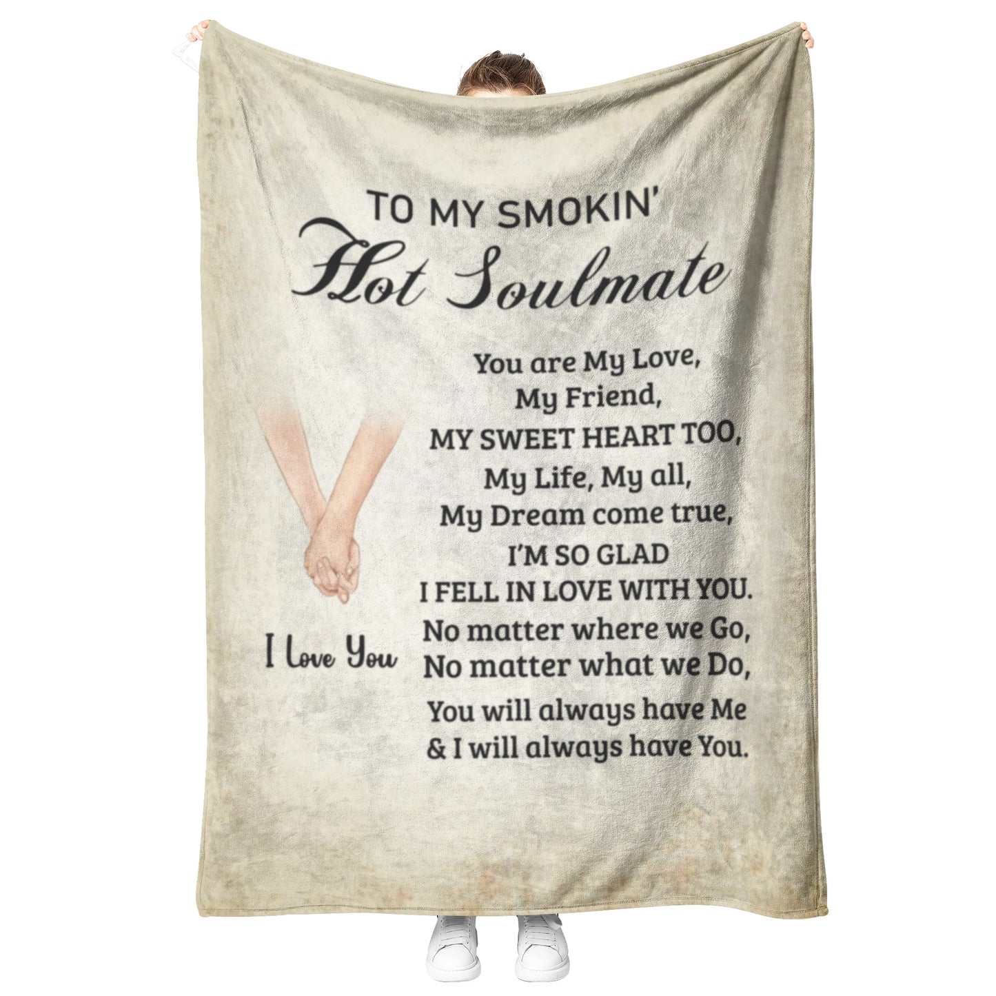 To My Soulmate  | My Dream | Fleece Blanket | TL