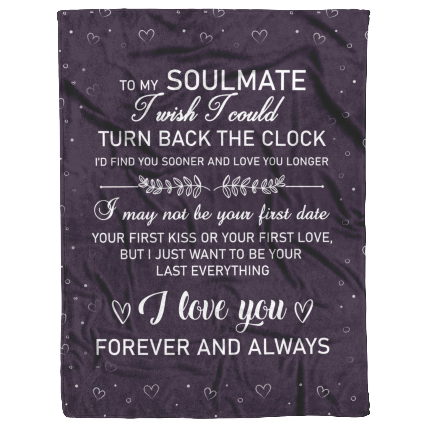 To My Soulmate  | Sooner | Fleece Blanket