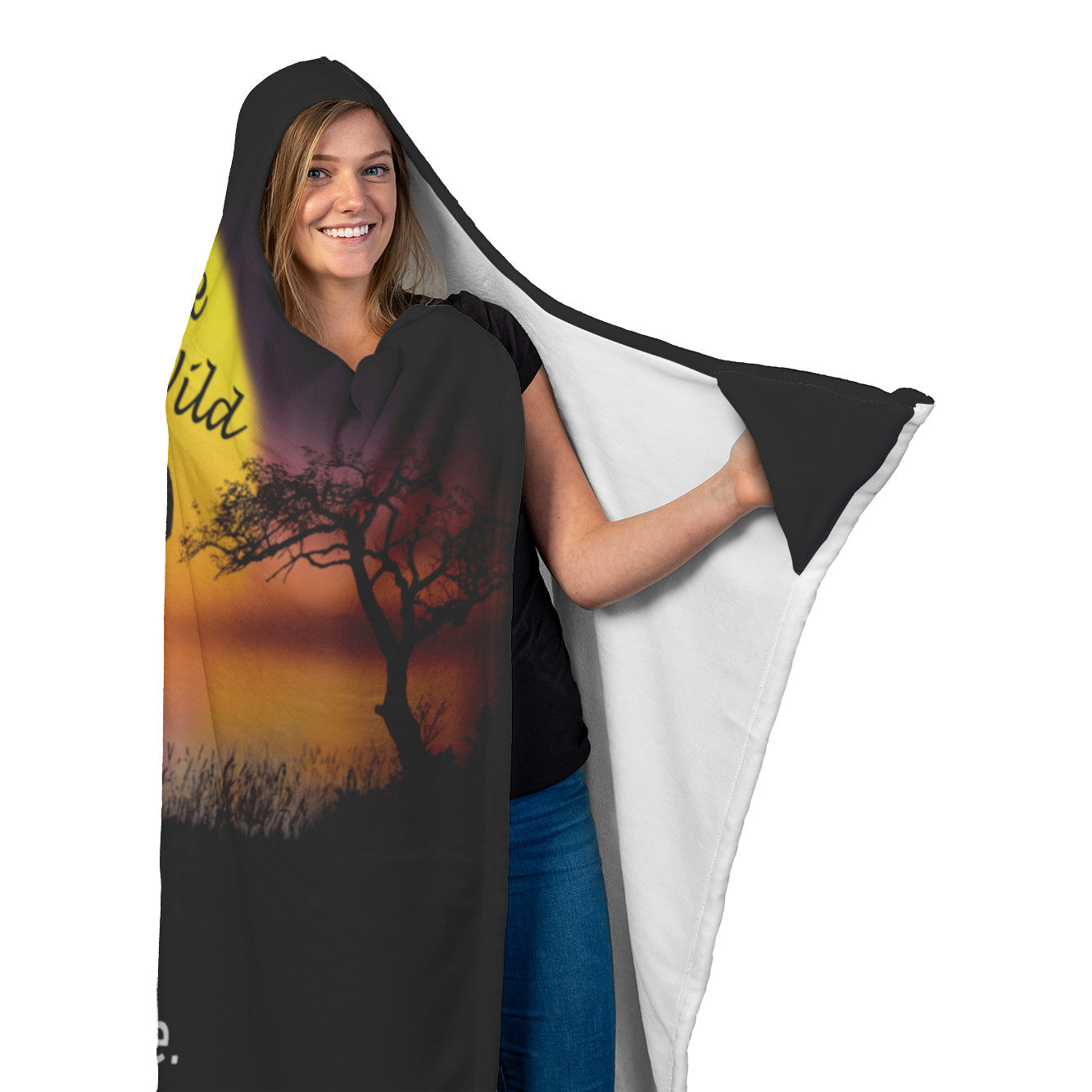 Wild and Loud _ Hooded Blanket