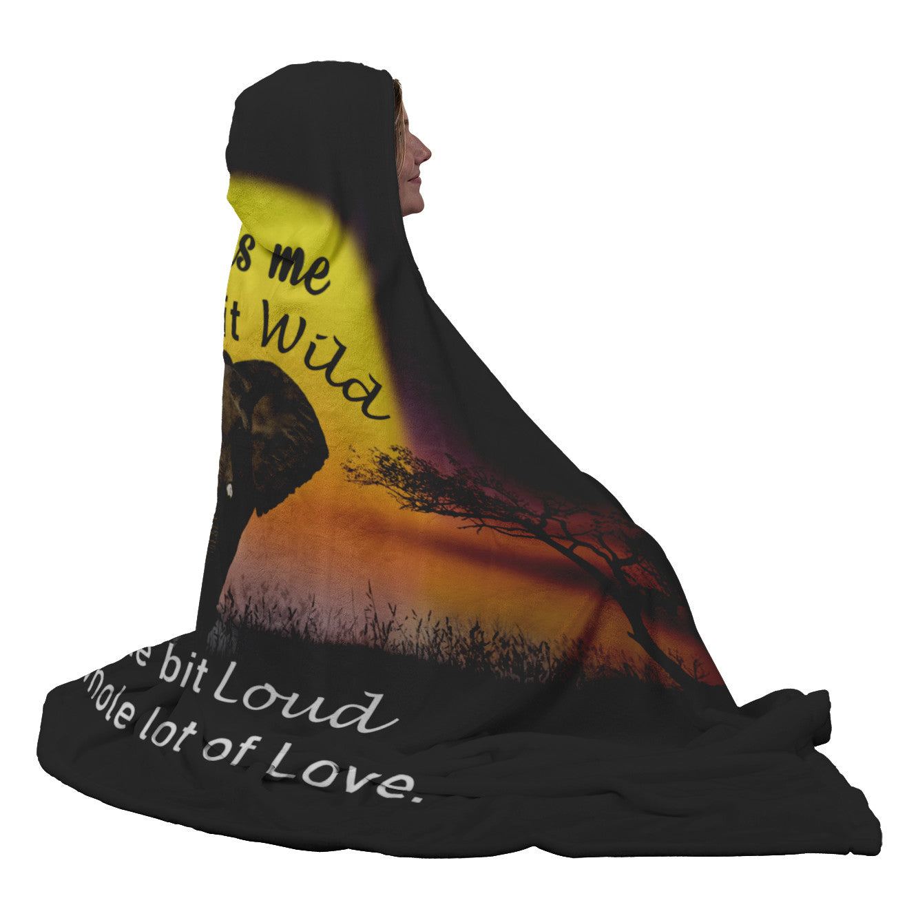 Wild and Loud _ Hooded Blanket