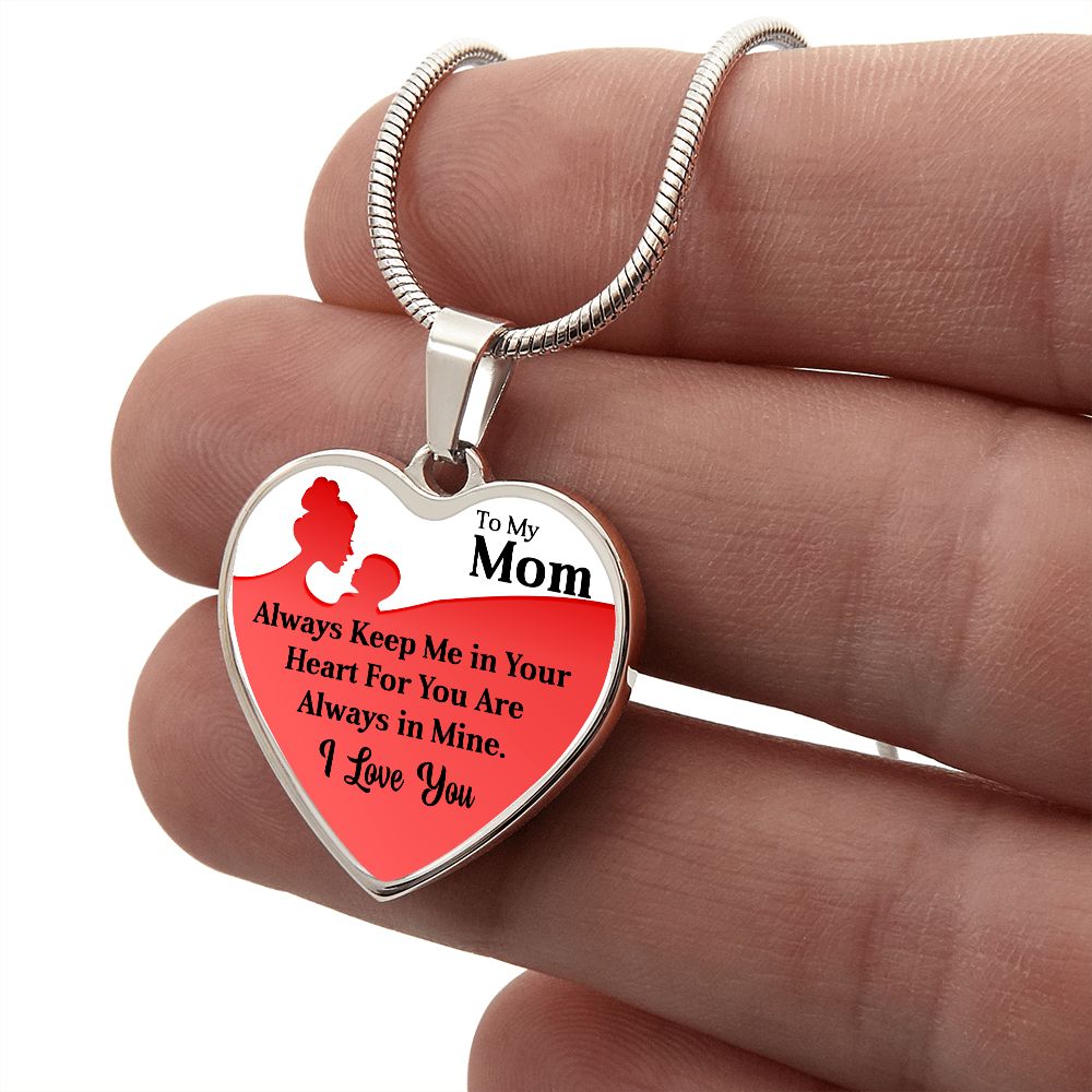 To My Mum | Your Heart | Heart Pendant Necklace | Mother's Day, Christmas & Birthday Present