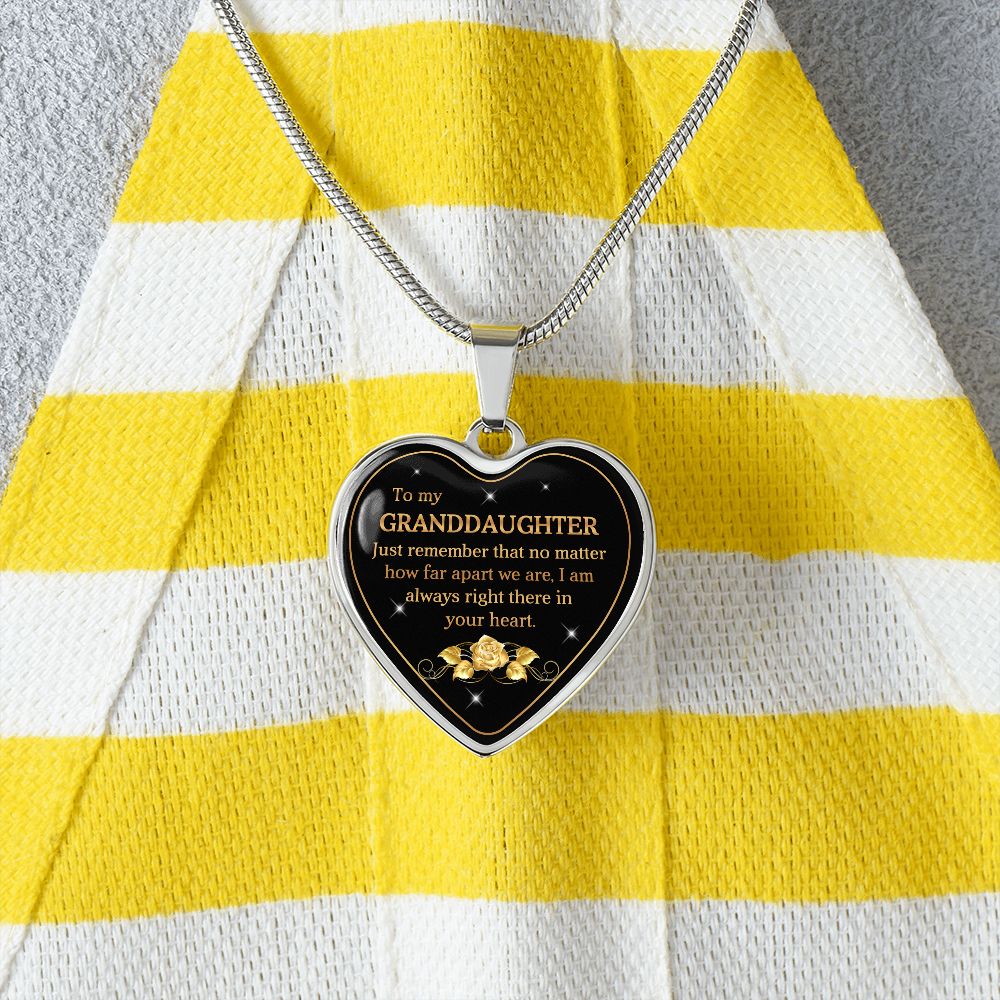 To My Granddaughter | Your Heart | Pendant