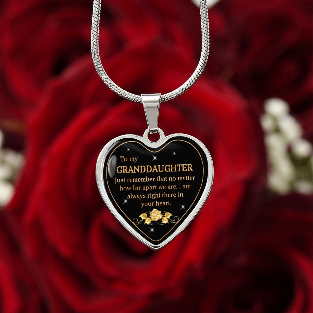 To My Granddaughter | Your Heart | Pendant