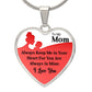 To My Mum | Your Heart | Heart Pendant Necklace | Mother's Day, Christmas & Birthday Present