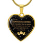To My Granddaughter | Your Heart | Pendant