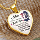 To My Mum | Love You | Heart Pendant