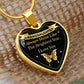 To My Granddaughter | Shine | Heart Pendant