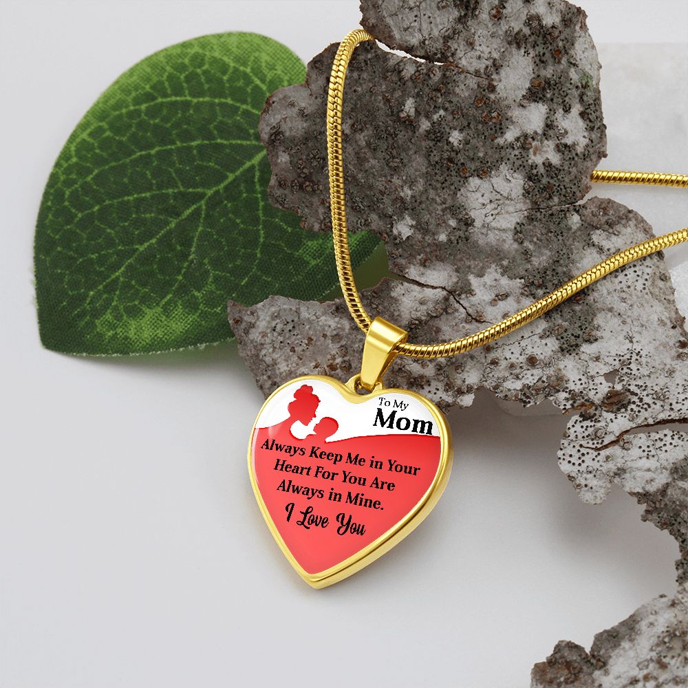To My Mum | Your Heart | Heart Pendant Necklace | Mother's Day, Christmas & Birthday Present