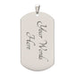 To My Dad | Hero | Dog Tag | HJ