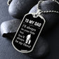 To My Dad | Hero | Dog Tag | HJ
