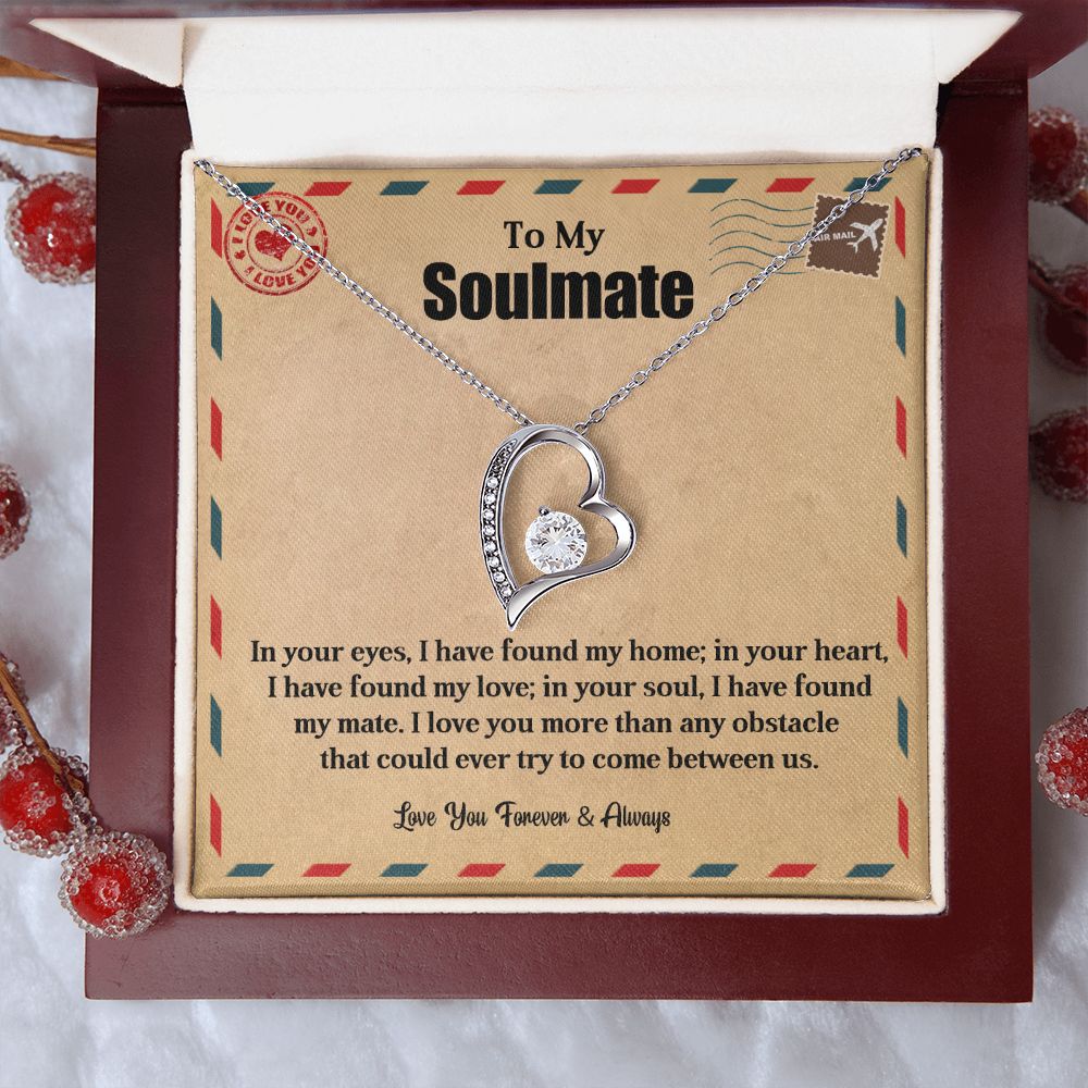 To My Soulmate  | My Home | Forever Love Necklace | HG