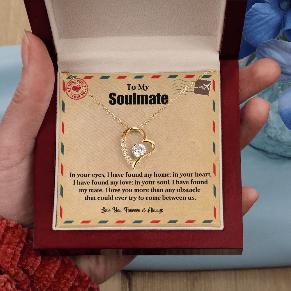 To My Soulmate  | My Home | Forever Love Necklace | HG