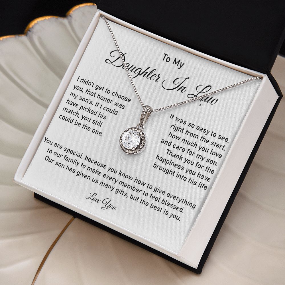 To My Daughter in Law | Happiness | Eternal Hope Necklace