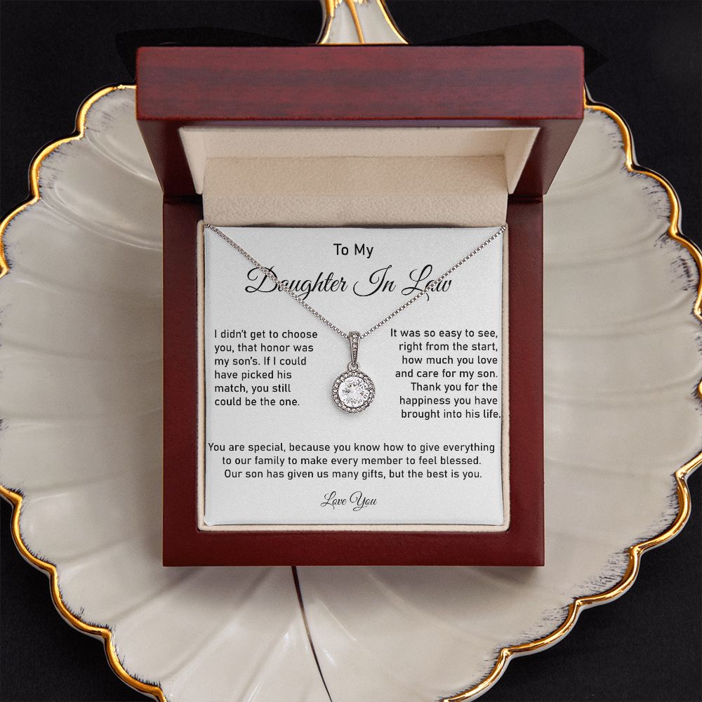 To My Daughter in Law | Happiness | Eternal Hope Necklace
