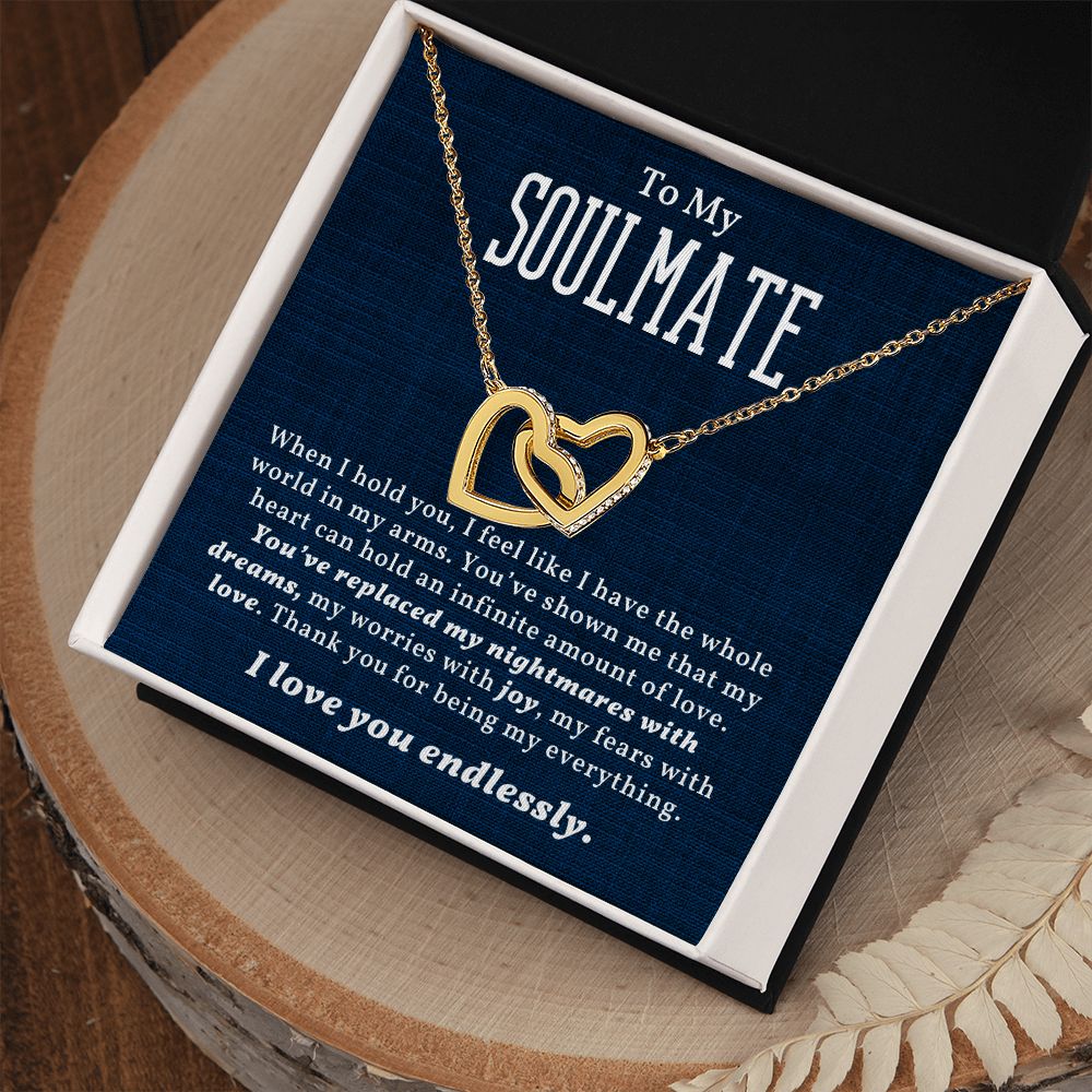 To My Soulmate | Whole World | Interlocking Hearts