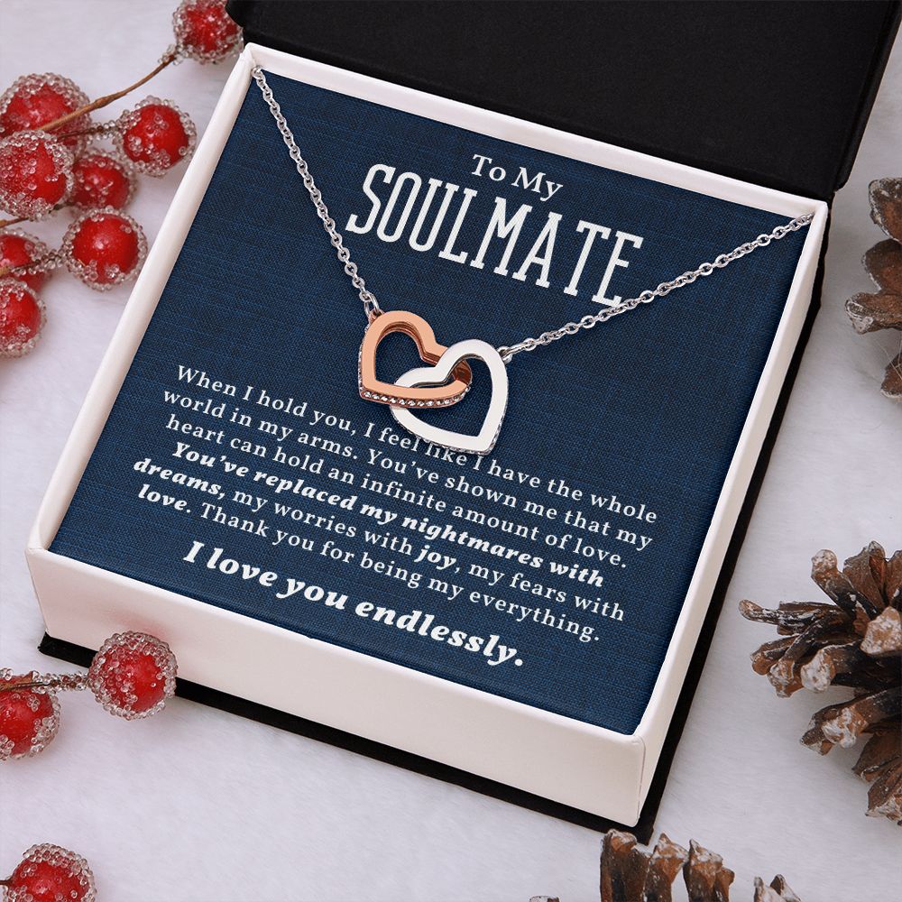 To My Soulmate | Whole World | Interlocking Hearts