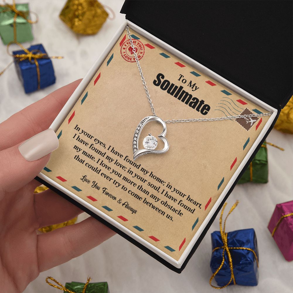 To My Soulmate  | My Home | Forever Love Necklace | HG