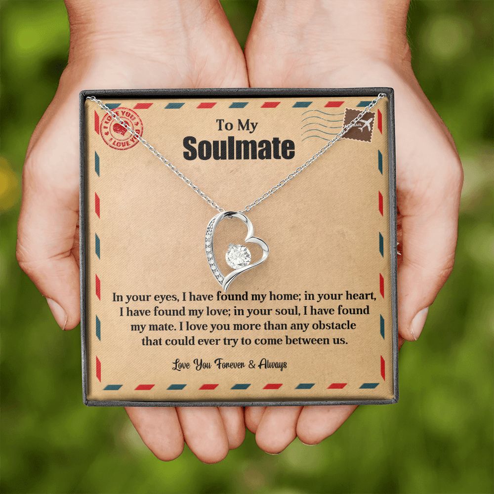 To My Soulmate  | My Home | Forever Love Necklace | HG