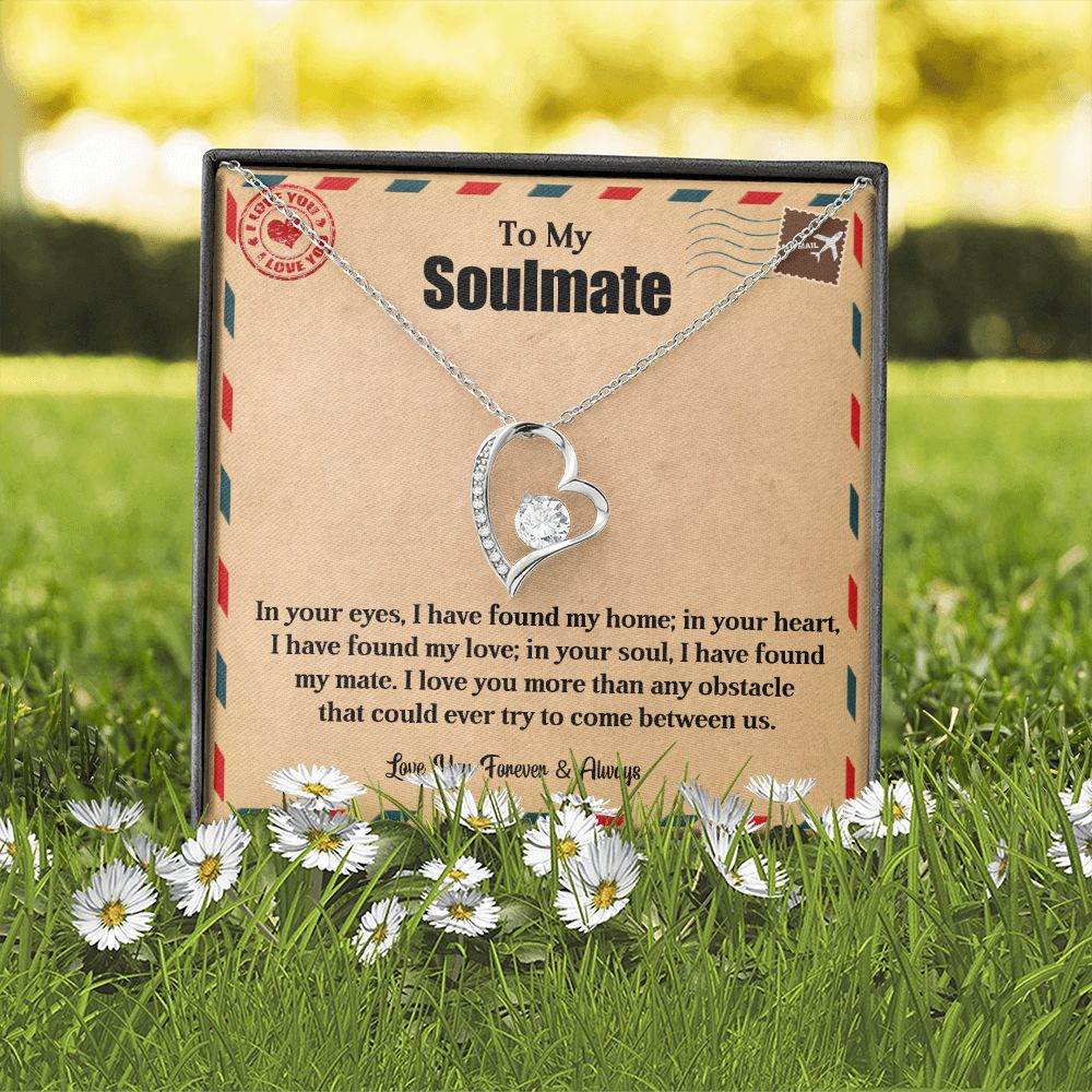 To My Soulmate  | My Home | Forever Love Necklace | HG