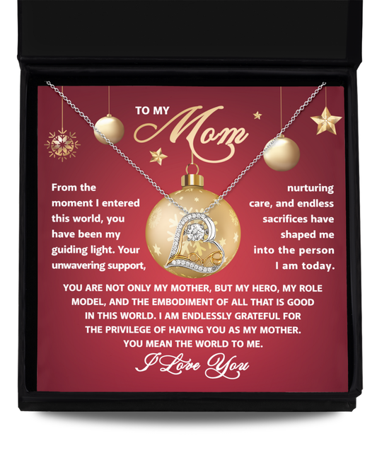 To My Mom | Role Model | Love Dancing NecklaceGift GB