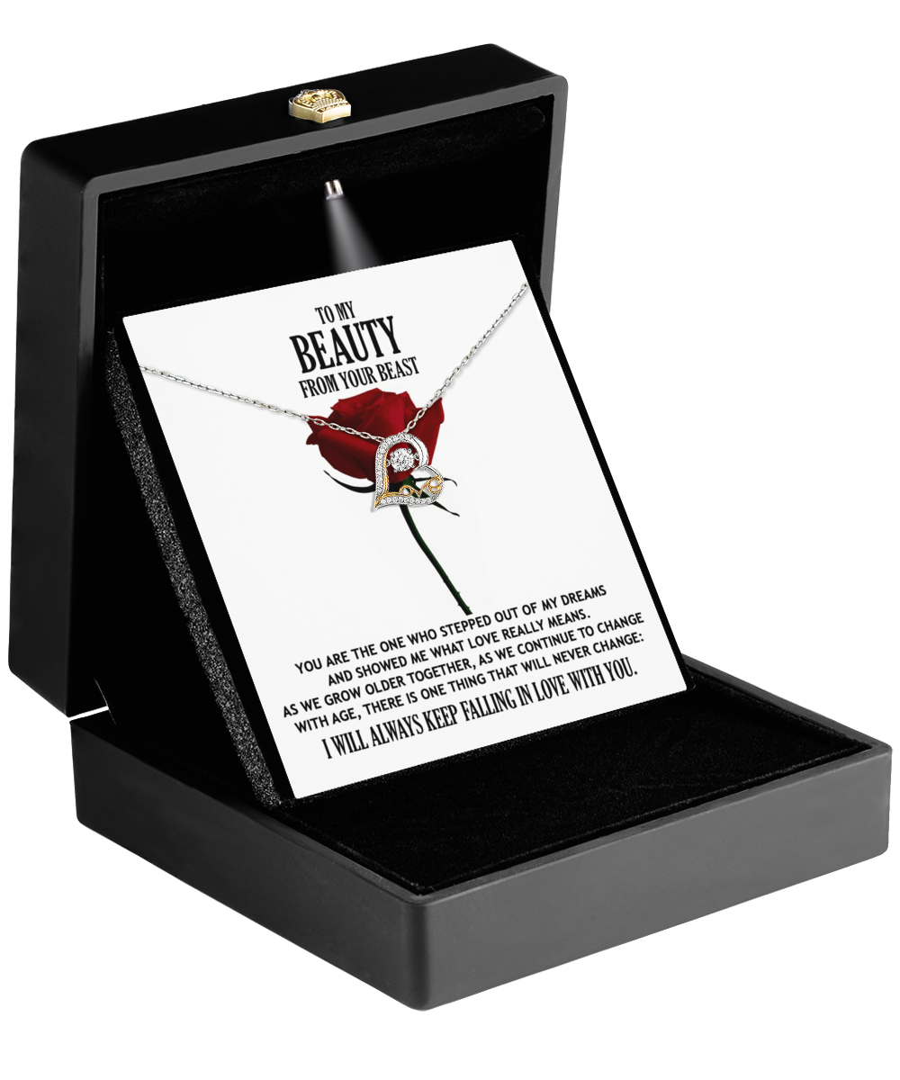 To My Beauty From Your Beast - My Beauty - Love Dancing Necklace Gift