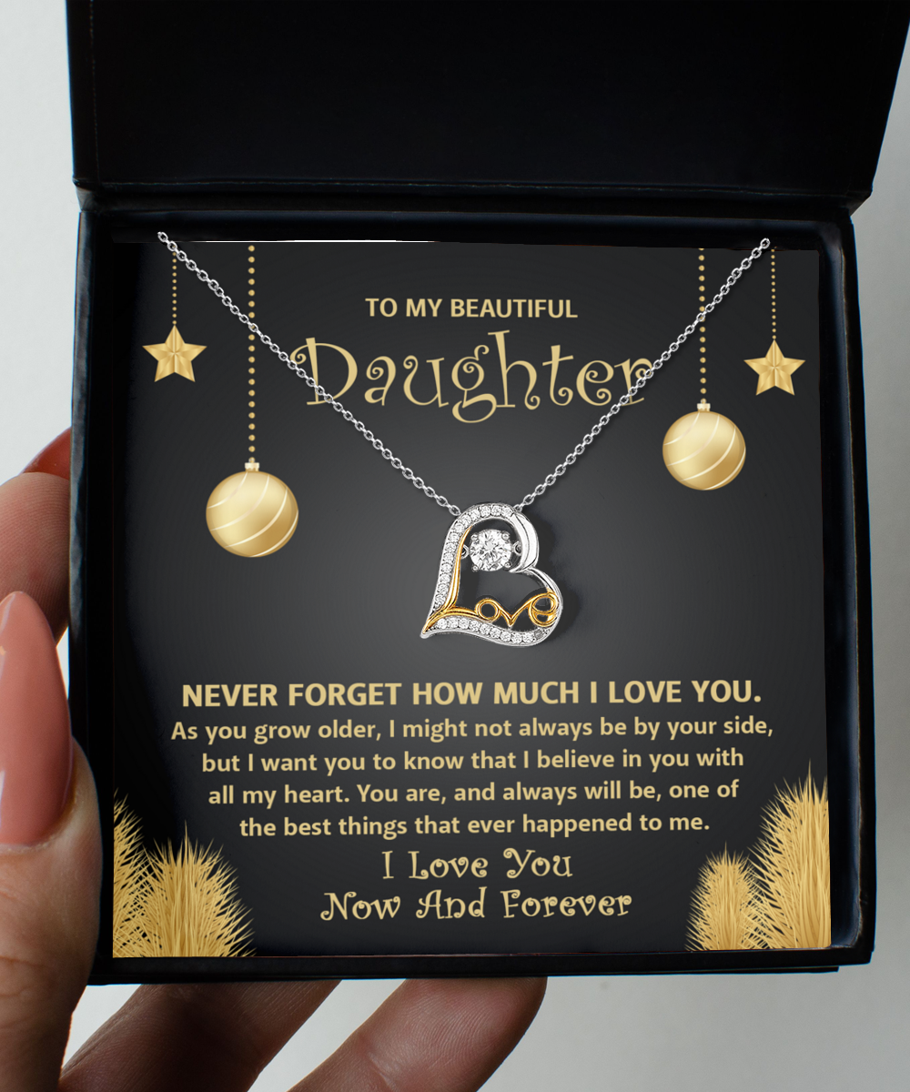 To My Daughter | The Best Thing | Love Dancing NecklaceGift GB