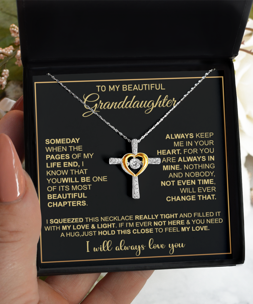 To my Granddaughter | Beautiful Chanters | Cross Dancing Necklace