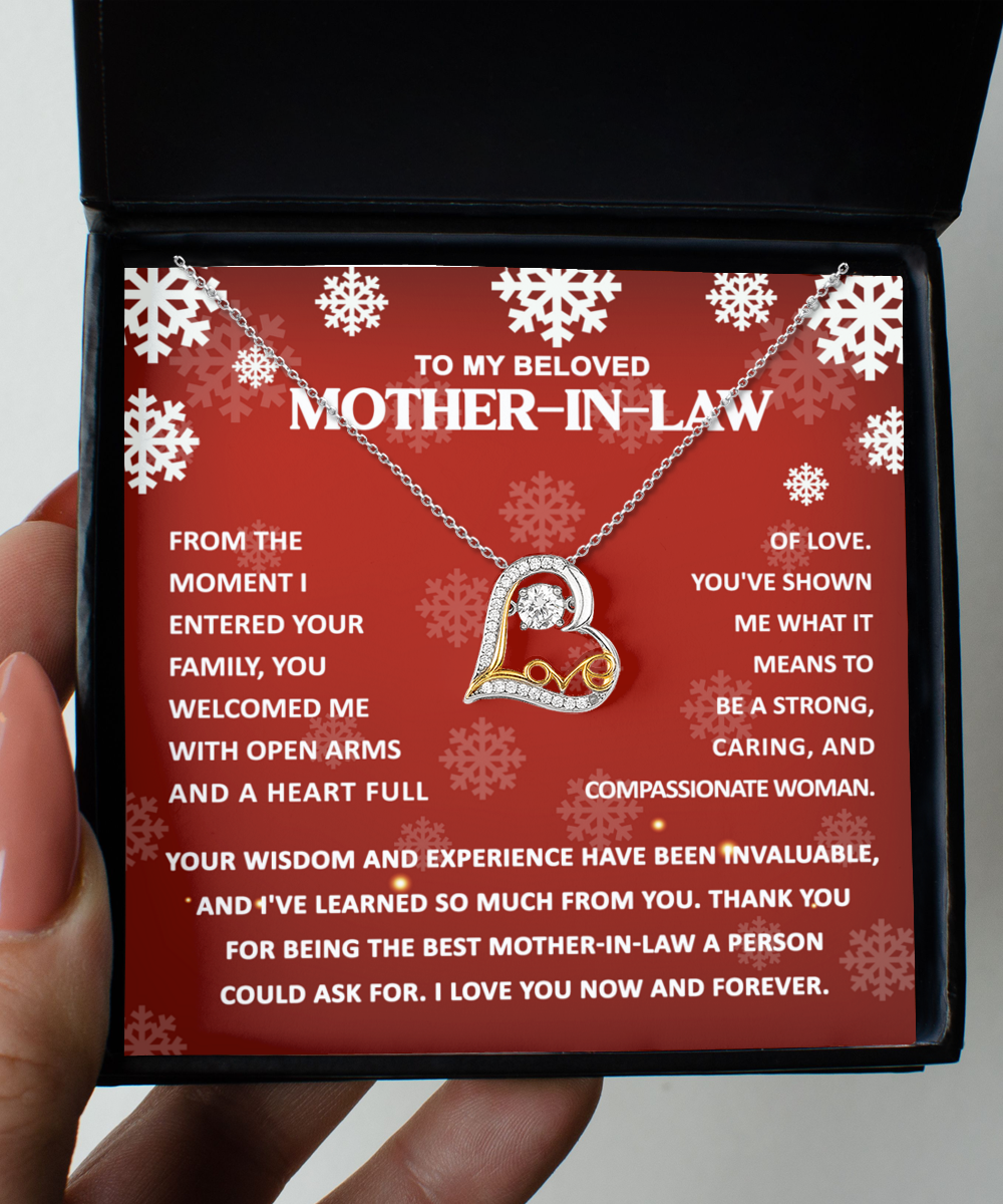 To My Mother-in-Law | Compassionate Woman | Love Dancing NecklaceGift GB